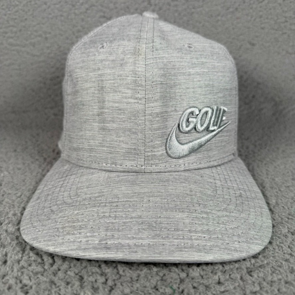 Nike AeroBill Golf Hat Light Carbon Unisex One Size Strapback Embroidered Logo